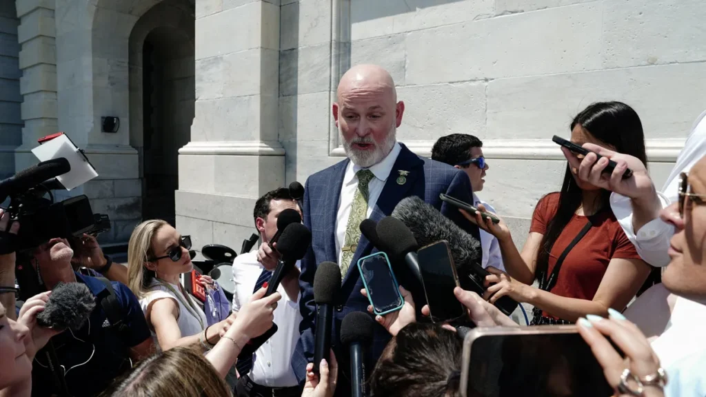 Vulnerable Republican scrambles away from his push to scrap veterans’ loan rescue