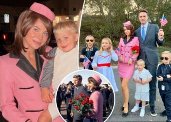 ‘Mormon Wives’ star slammed for posing with her kids in JFK assassination Halloween 2026 costume