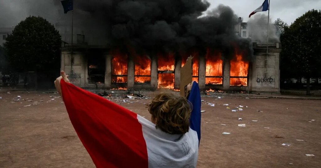 Unrest Mars Day of Protest in France, as Student Movement Turns National