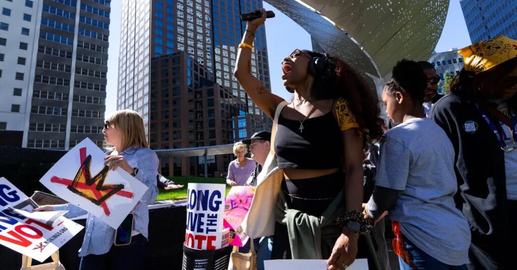 New Round of ‘No Kings’ Rallies Focuses on Getting Out the Vote