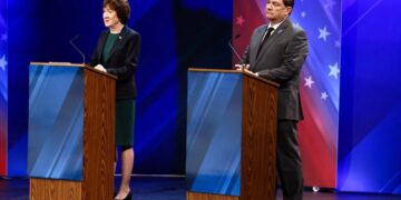 Susan Collins Says Rival’s ‘Oh, Shut Up’ Comment Reflects How He Treats Women