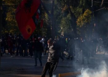 Albania’s Leader Denounces Violence as Protesters Demand Resignation