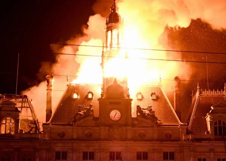 This French City Was Rarely Linked With Unrest. Then Arsonists Attacked.