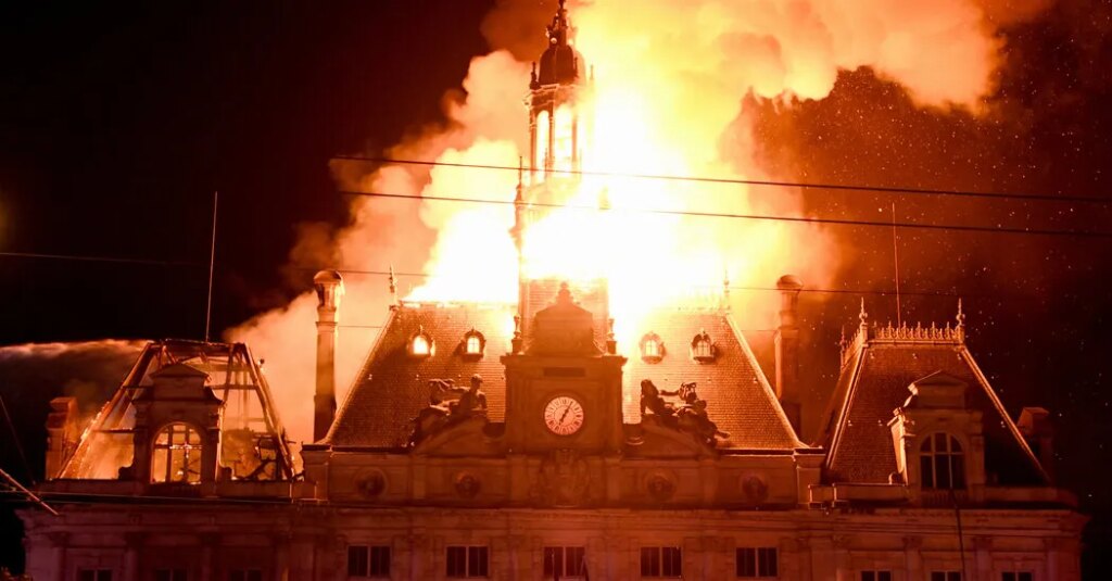 This French City Was Rarely Linked With Unrest. Then Arsonists Attacked.