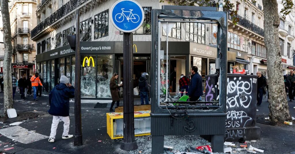 Huge Riots in France Prompt Shock and Blame Game