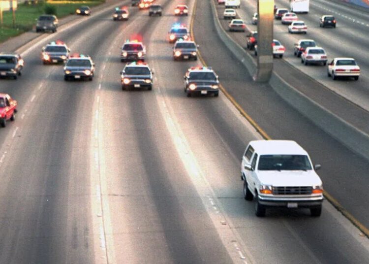 June 17, 1994: Millions Watched Police Chase O.J. Simpson in a Bronco
