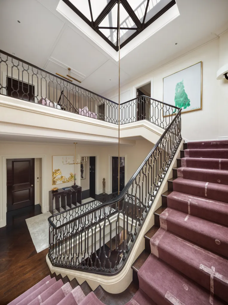 The grand staircase. 