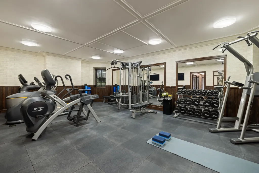The gym. 