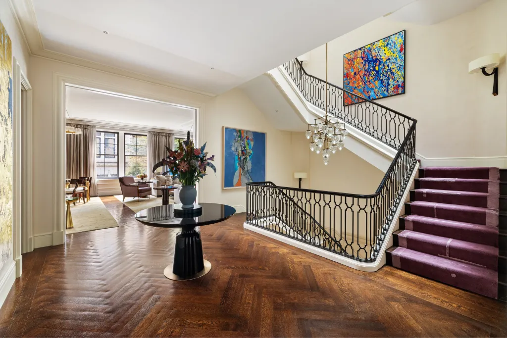 A grand hallway. 