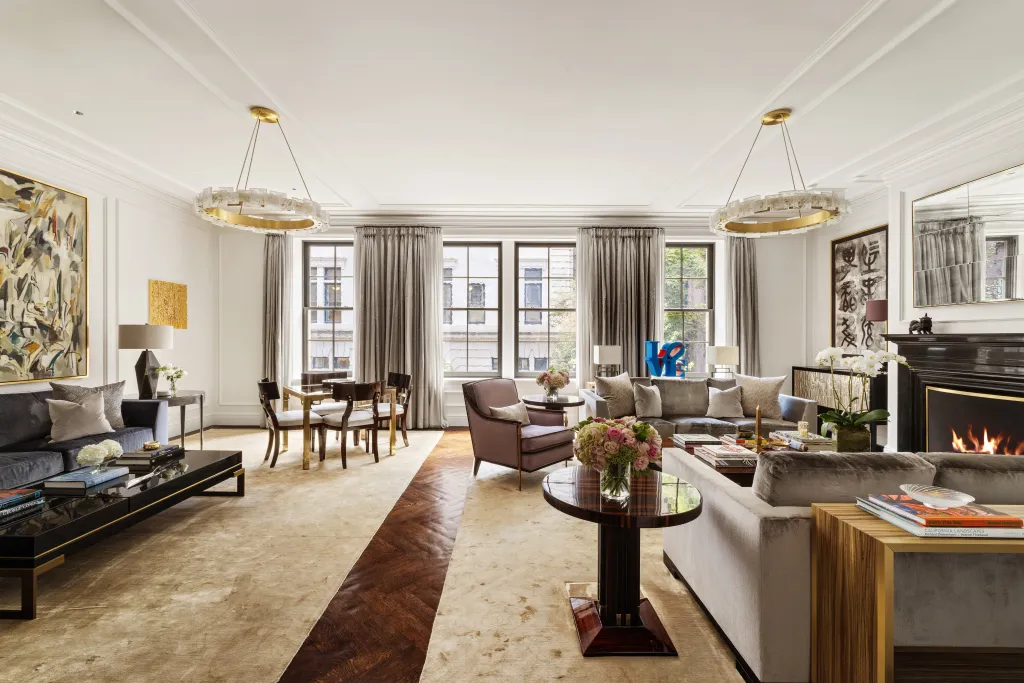 A formal living room. 