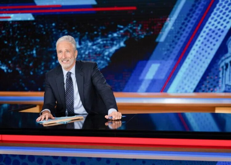 Jon Stewart to Stay at ‘The Daily Show’ Through the 2028 Election
