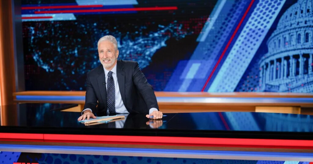 Jon Stewart to Stay at ‘The Daily Show’ Through the 2028 Election