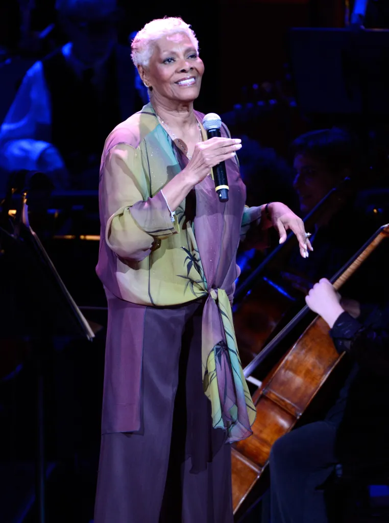 Dionne Warwick performs onstage at Carnegie Hall.