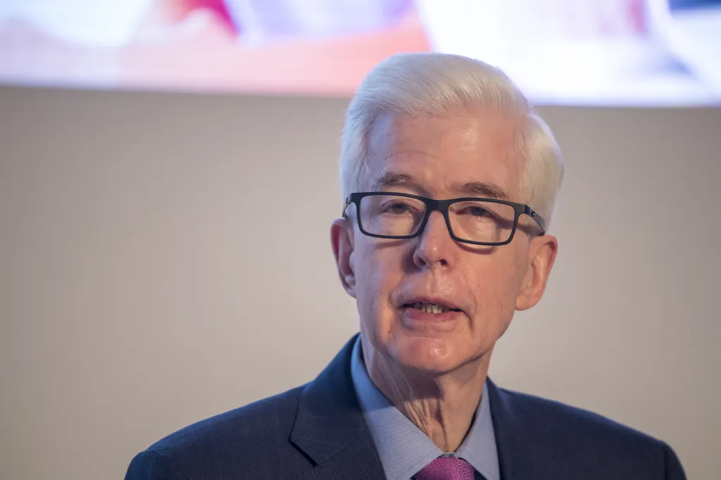 Former California Governor Gray Davis speaks at the LIGHT conference.