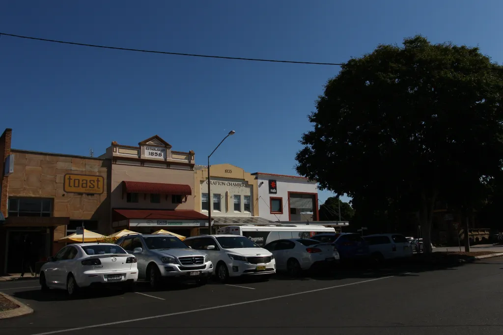 A general view of Prince Street in Grafton, Australia.