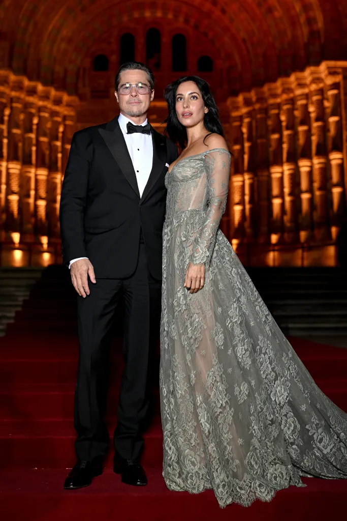 Brad Pitt and Ines de Ramon attend The Albies.