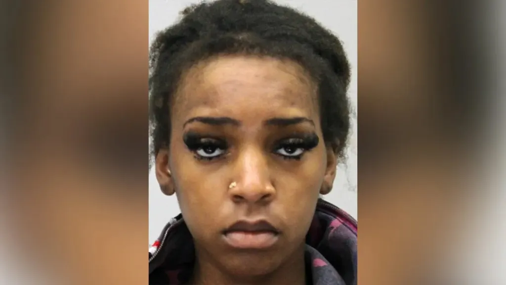 Booking photo of Aldrea Rogers.