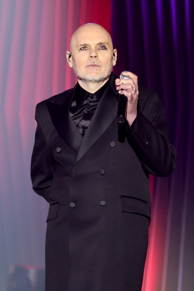 Billy Corgan performs onstage during the Songwriters Hall Of Fame Induction Ceremony.