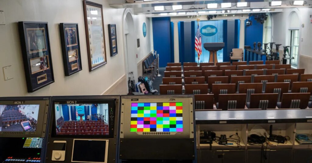 Trump Pushes to Evict the Press From the White House