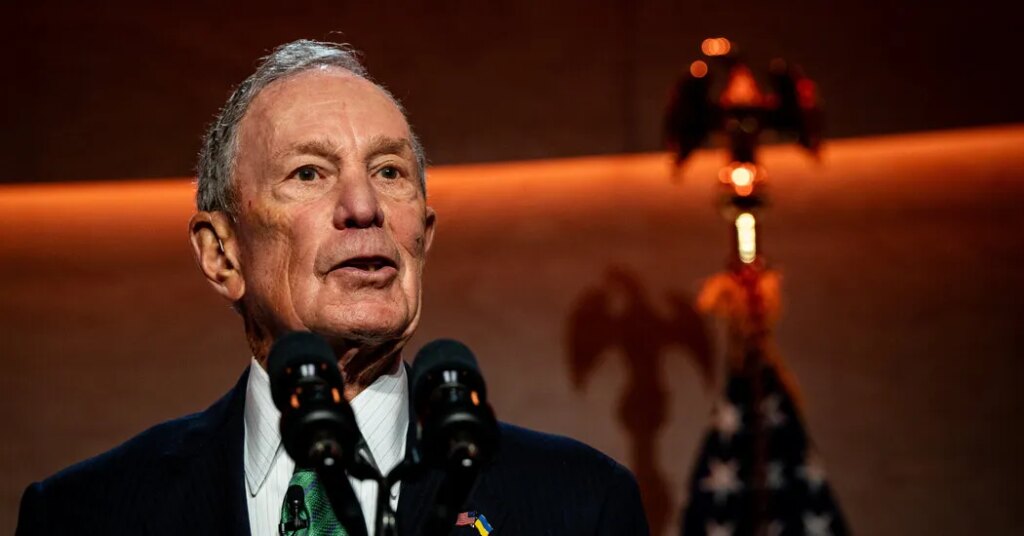 Bloomberg Gives Democrats $80 Million in 11th-Hour Midterm Push