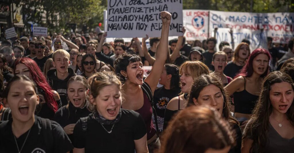 Student Protests Mushroom Across Europe, Exposing Bleak Views of the Future