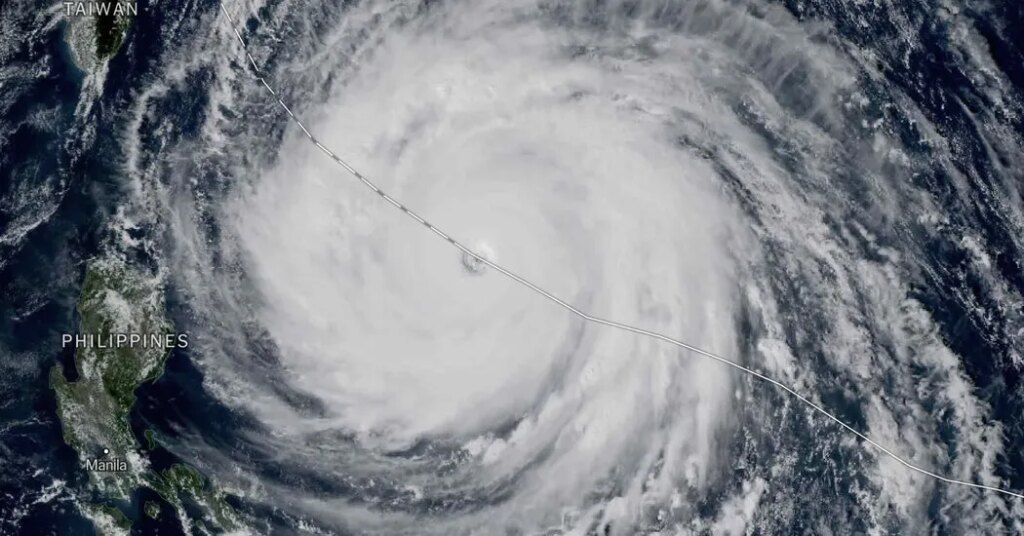 Super Typhoon Champi, Churning Over Pacific, Becomes Strongest Storm of 2026