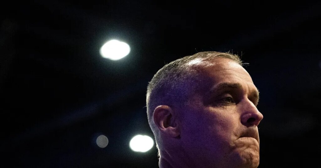 Corey Lewandowski Always Found His Way Back to Trump. Until Now.