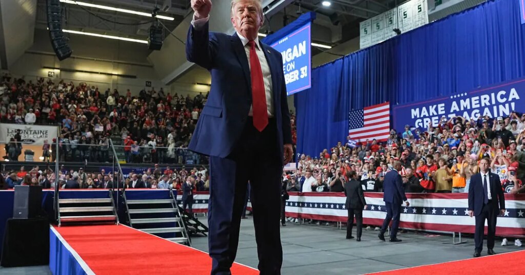 In Islamophobic Rant, Trump Seeks to Stir Republican Base in Michigan