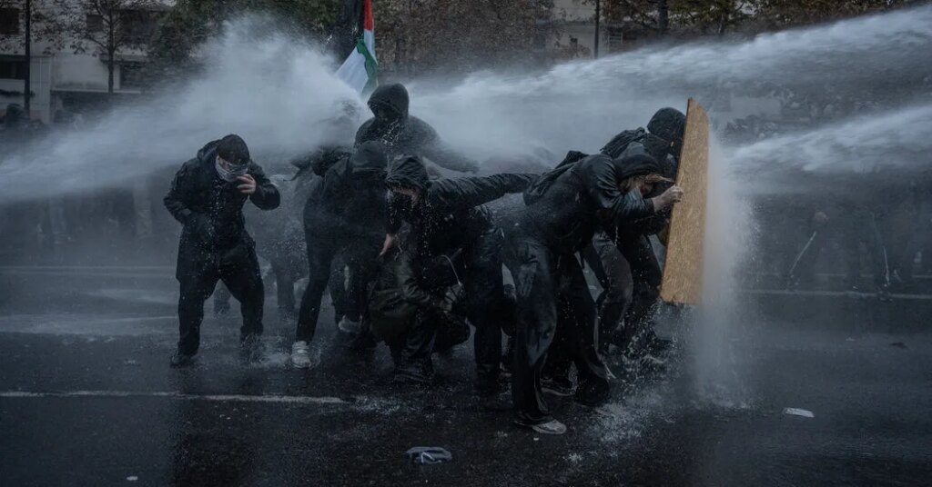 A Day After Renewed Street Clashes in France, Relief and Anxiety Mix