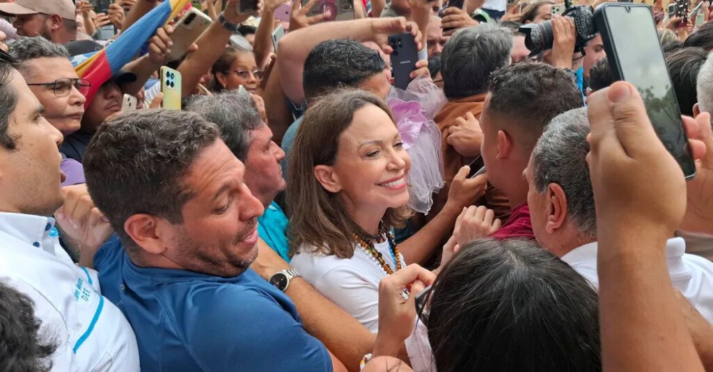 María Corina Machado, Venezuela’s Leading Opposition Figure, Returns Home