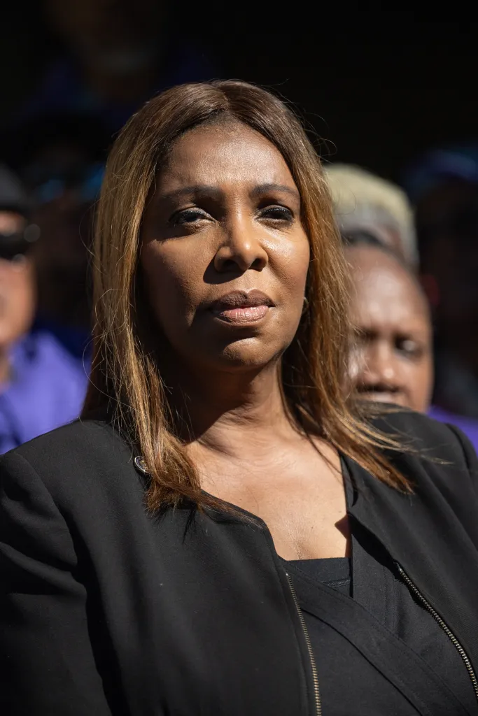 New York Attorney General Letitia James in the Bronx.