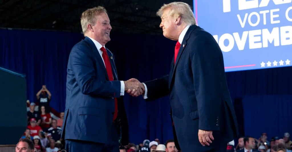 Texas Senate Rivals Converge on Lubbock, With Trump in the Mix