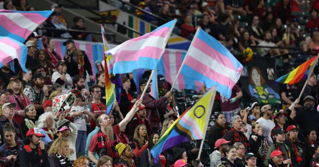 A Clash Over Trans Women in Sports Erupts at a Pro Soccer Game
