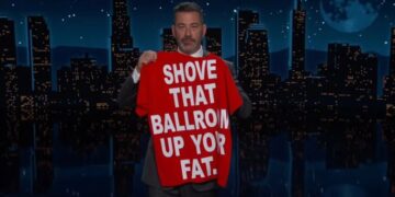 Jimmy Kimmel Turns Trump Heckler’s Taunt Into a T-Shirt