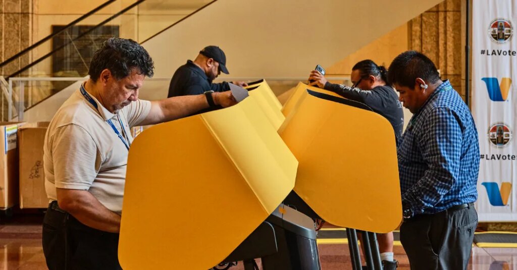 Justice Dept. Pressures California With Expanded Election Investigation