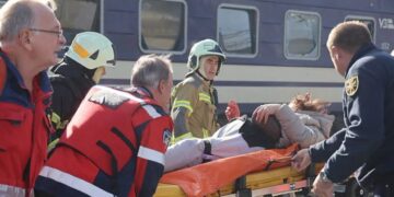 Russian Strike on Ukrainian Train Station Kills 13