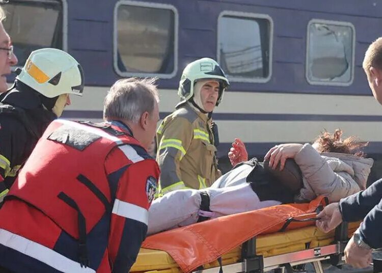 Russian Strike on Ukrainian Train Station Kills 13