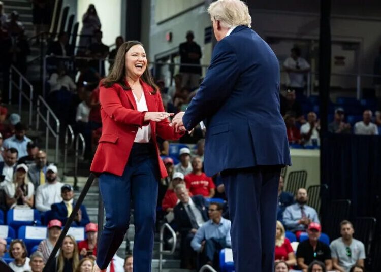 Moody Makes Appeal to a South Florida Audience Leery of the Left