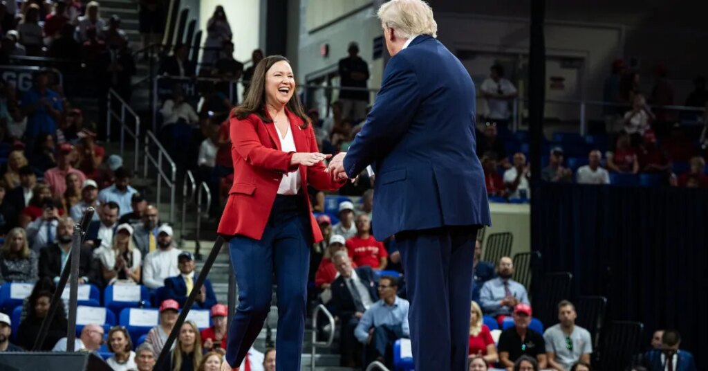 Moody Makes Appeal to a South Florida Audience Leery of the Left