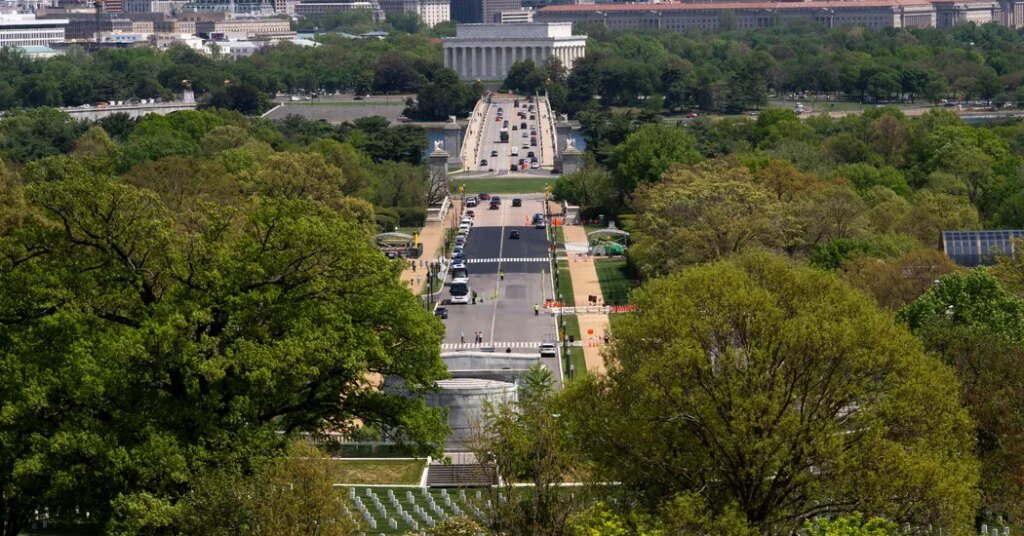 Trump’s Arch Faces New Legal Challenge From Virginia and D.C.