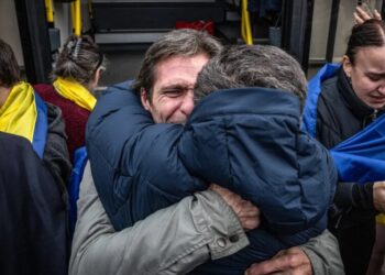 ‘We Are Coming From Hell’: A Ukrainian City’s Evacuees Tell Survival Stories