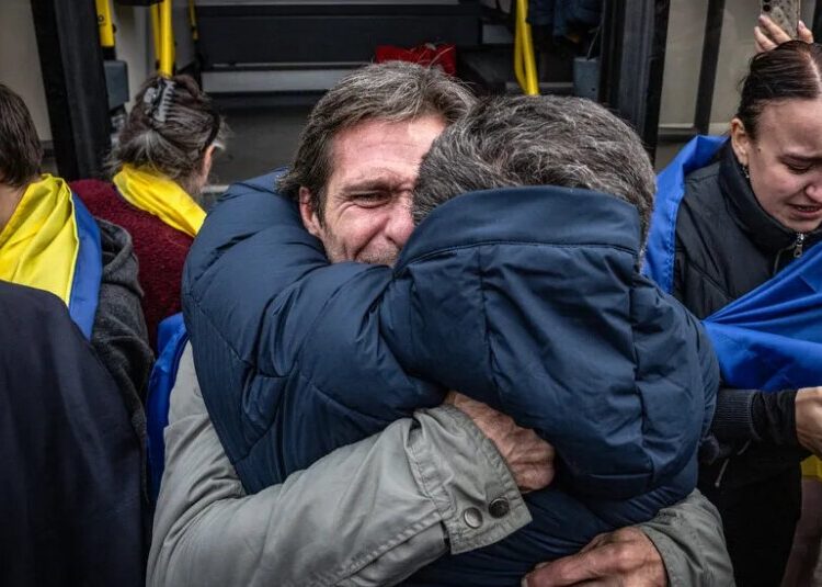 ‘We Are Coming From Hell’: A Ukrainian City’s Evacuees Tell Survival Stories