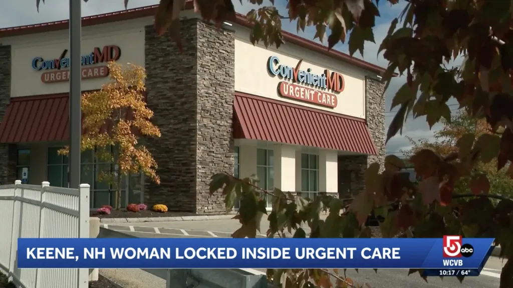 Exterior view of the ConvenientMD Urgent Care clinic in Keene, New Hampshire.