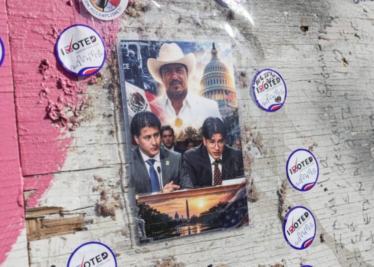 The scene of a fatal ICE shooting in Texas has become a voting shrine