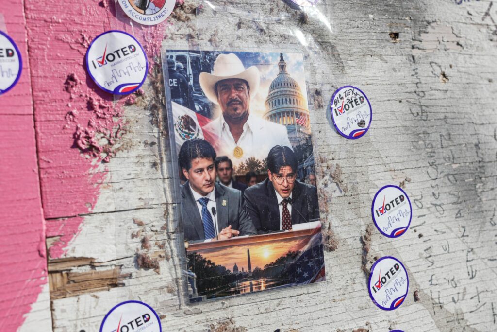 The scene of a fatal ICE shooting in Texas has become a voting shrine