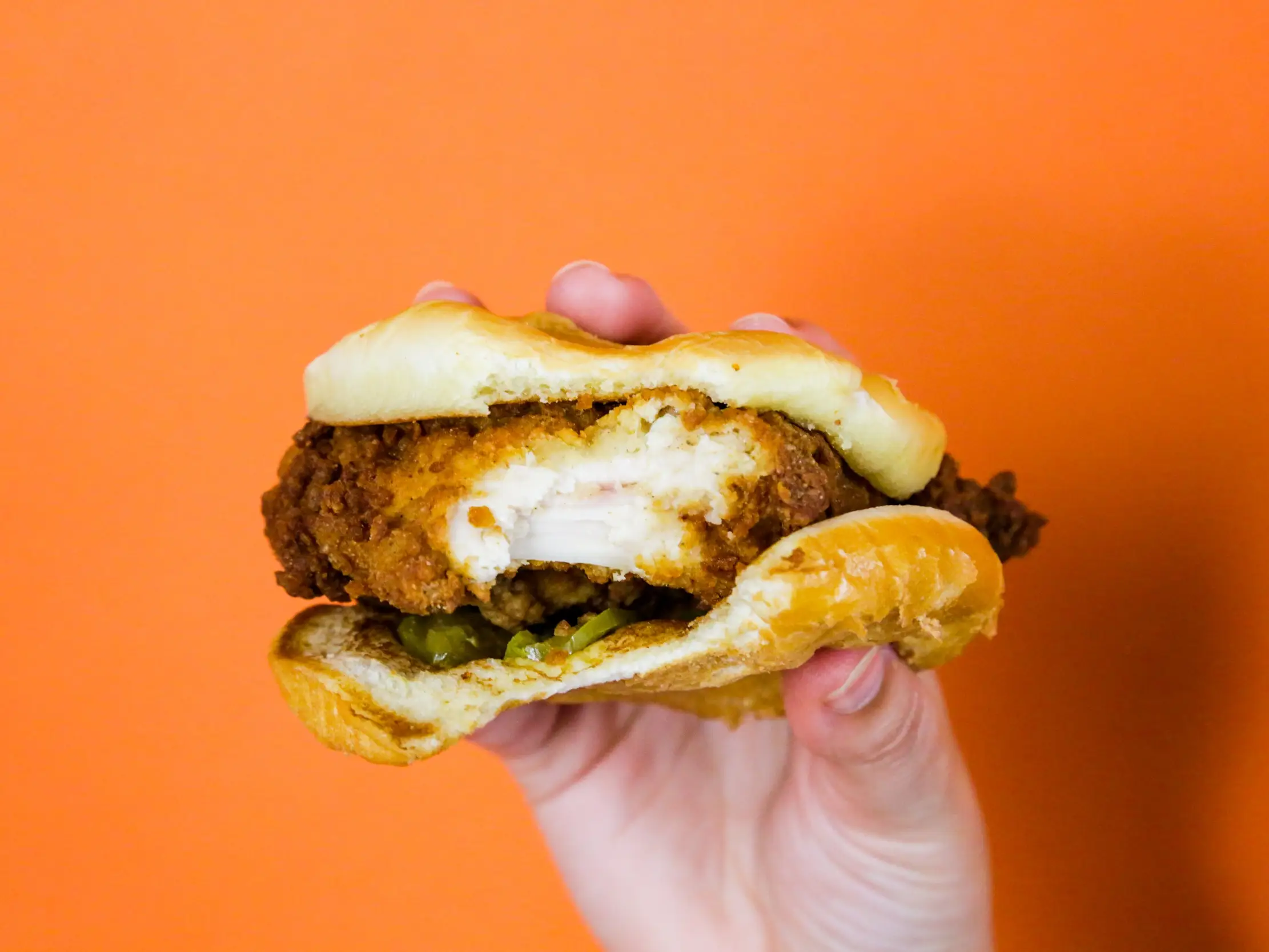 Chick fil a chicken sandwich