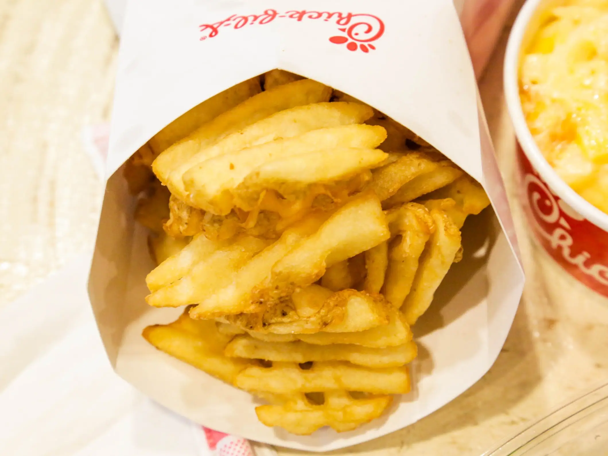 Veggie chick fil a meal fries