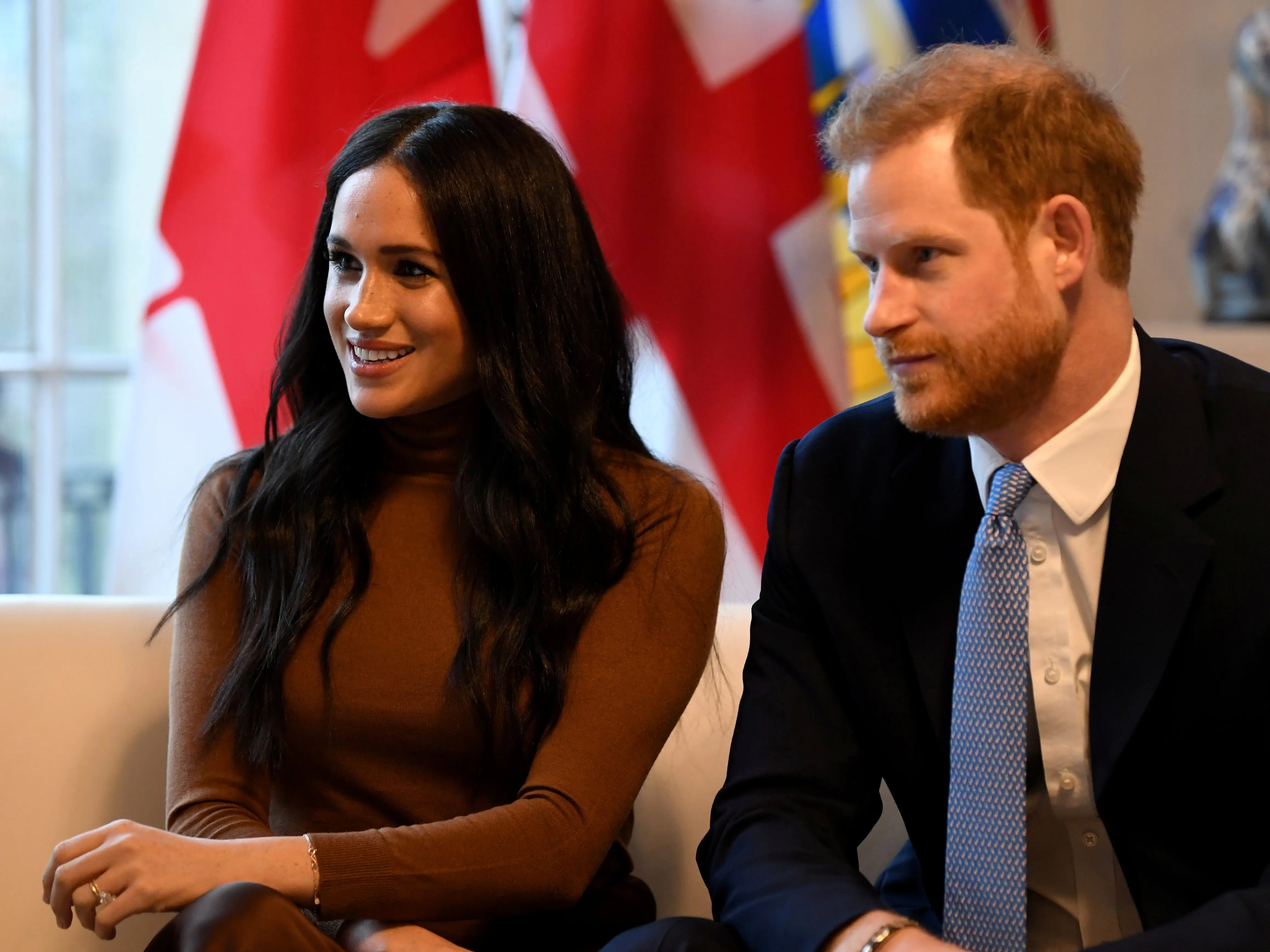 FILE PHOTO: Britain's Prince Harry and his wife Meghan, Duchess of Sussex visit Canada House in London, Britain January 7, 2020. Daniel Leal-Olivas/Pool via REUTERS