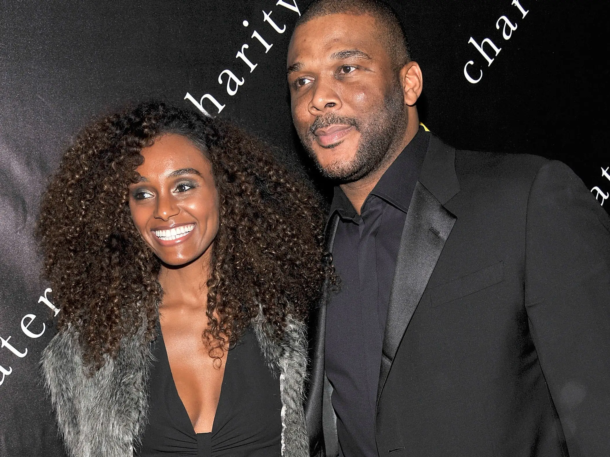 Tyler Perry and his then-girlfriend Gelila Bekele.