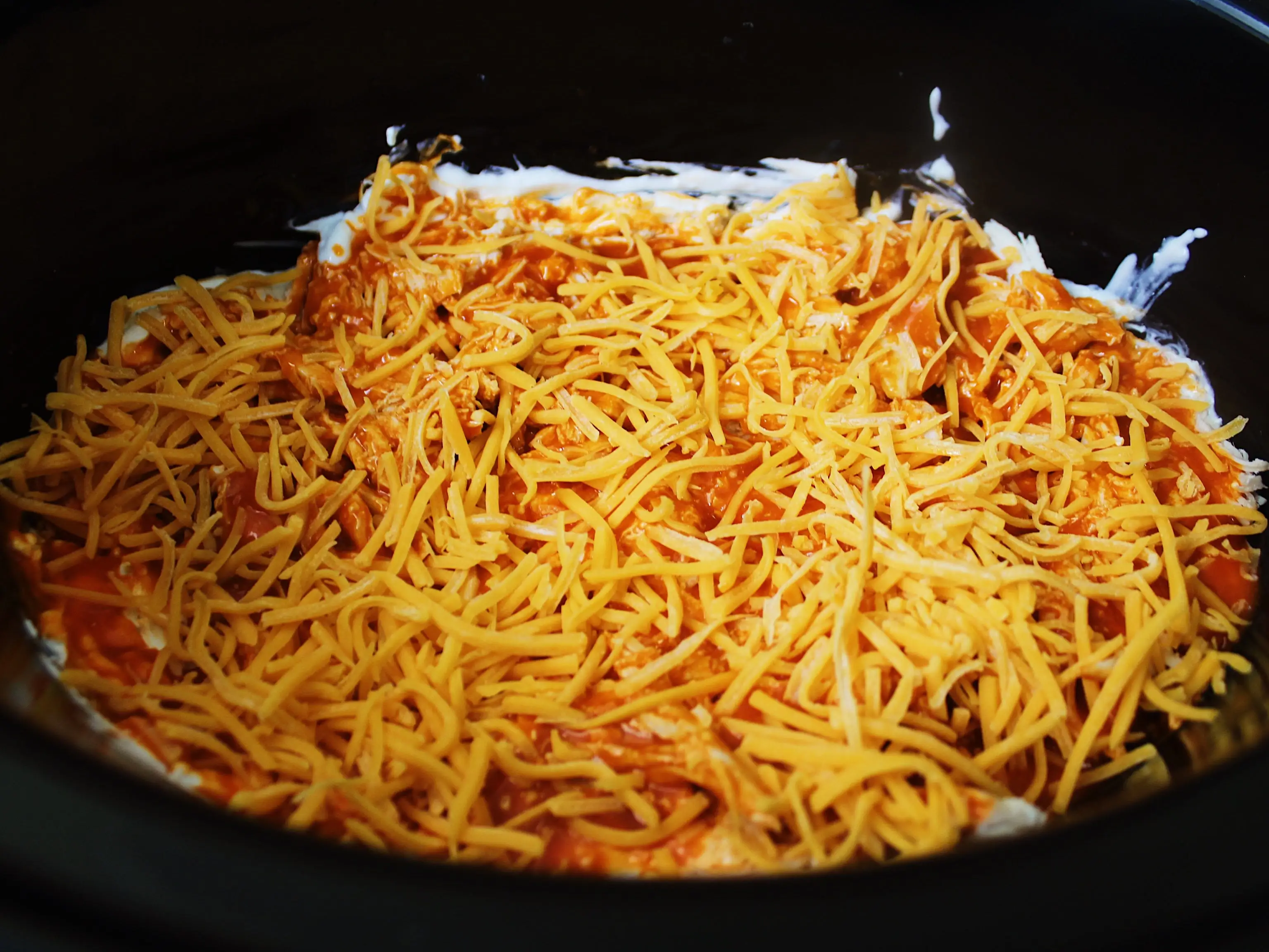 slow cooker buffalo chicken dip